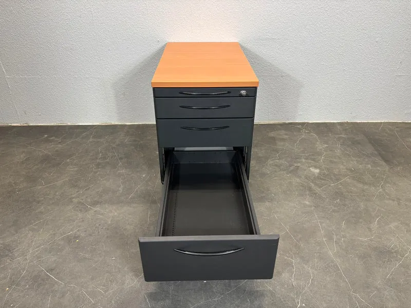 König & Neurath Rollcontainer Buche / Anthrazit