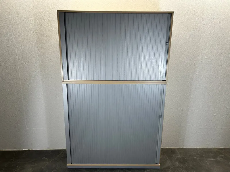 Steelcase Sideboard Ahorn/Silber Aufsatzschränke 4/5/6OH