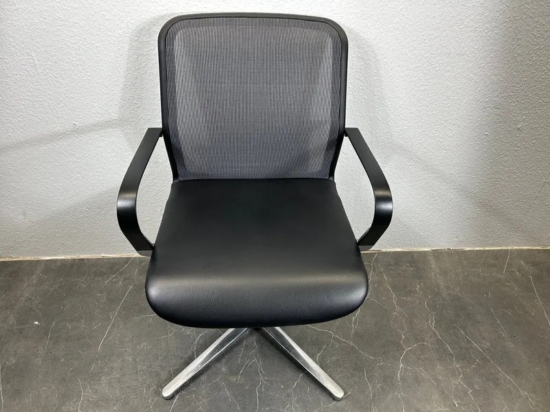Bene Filo Drehstuhl Leder Schwarz
