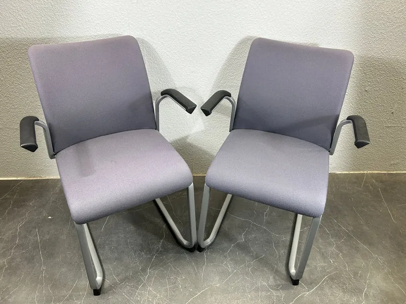 Steelcase Eastside Konferenzstuhl Freischwinger Grau