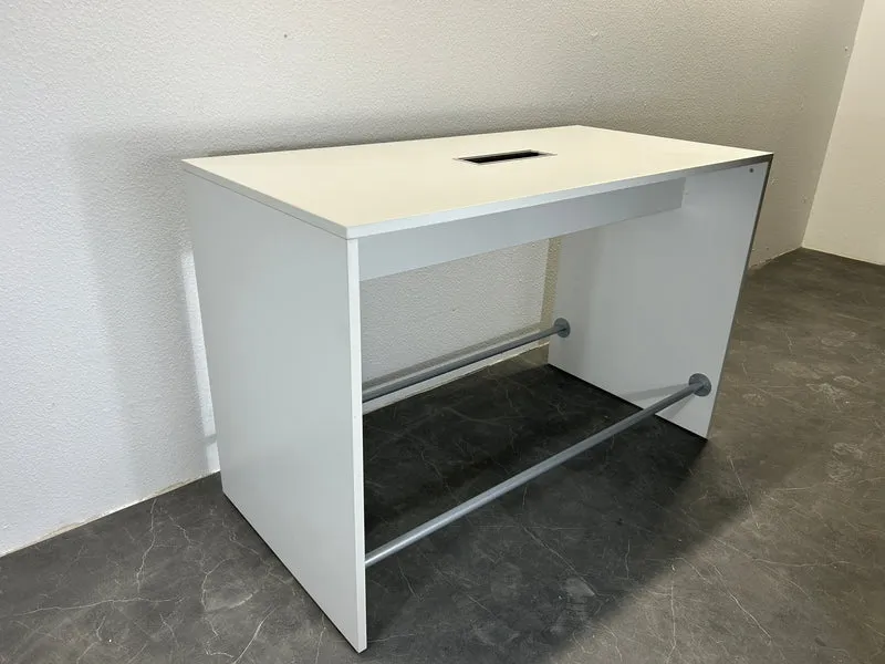 Stehtisch Workstation Weiß