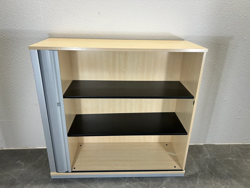 Steelcase Sideboard Ahorn/Silber