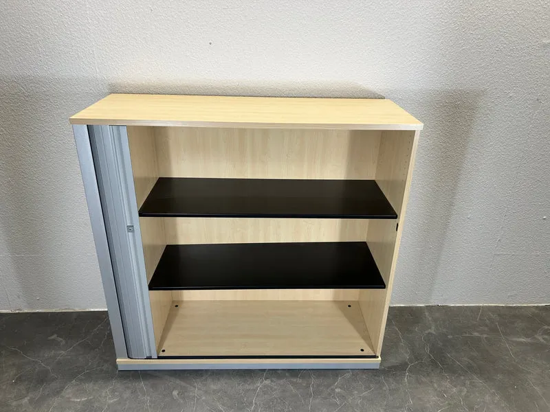 Steelcase Sideboard Ahorn/Silber