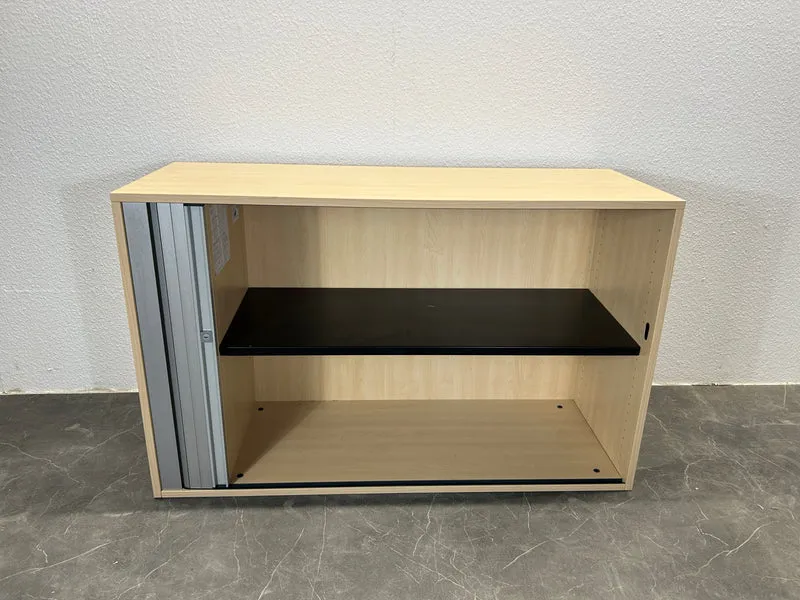 Steelcase Sideboard Ahorn/Silber