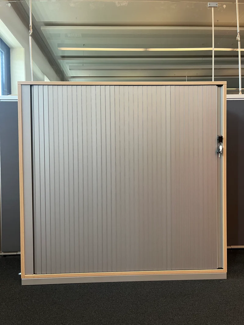Steelcase Sideboard Ahorn/Silber
