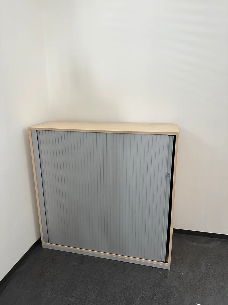 Steelcase Sideboard Ahorn/Silber