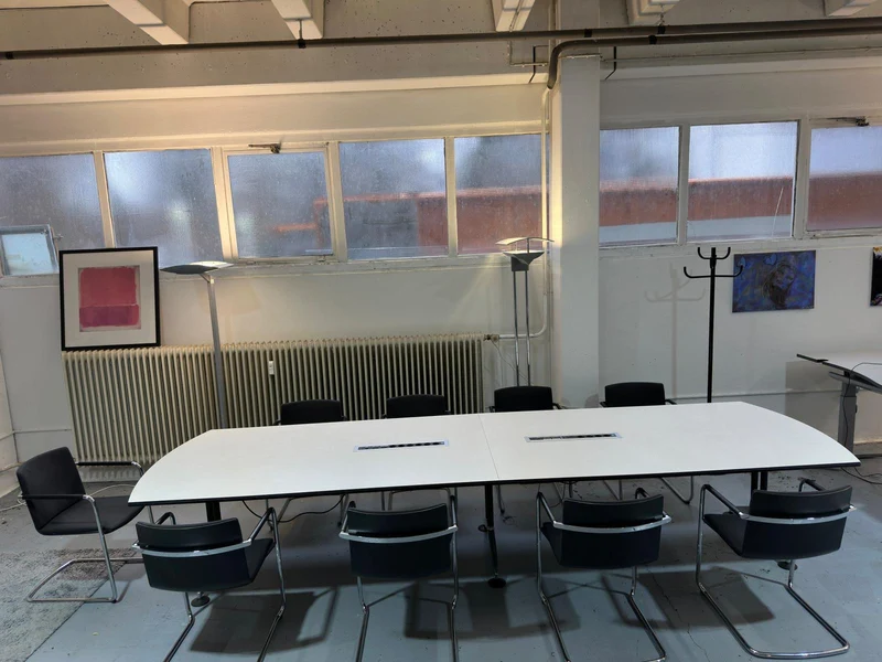 Konferenztisch XXL Weiß