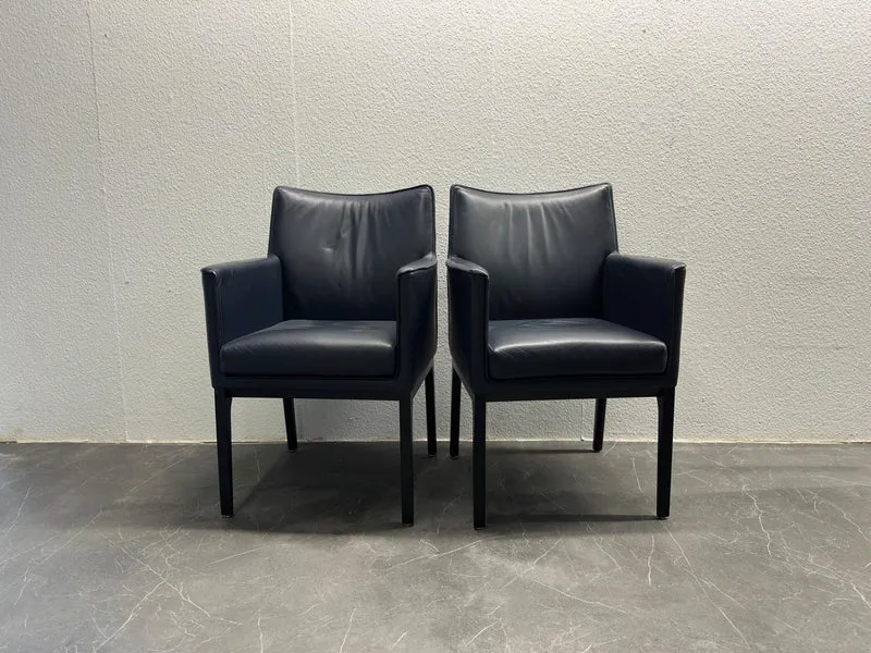 Wittmann Konferenzstuhl Schwarz Leder