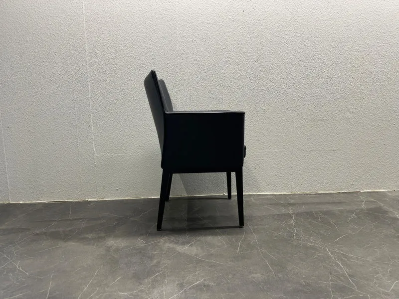 Wittmann Konferenzstuhl Schwarz Leder
