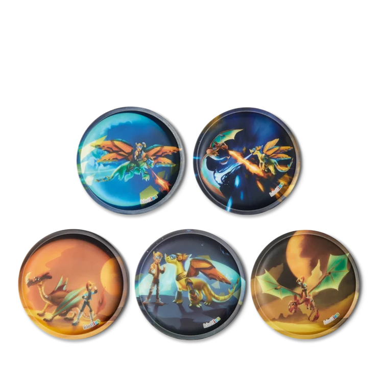 ergobag Klettie 5-piece Set Flying Dragon