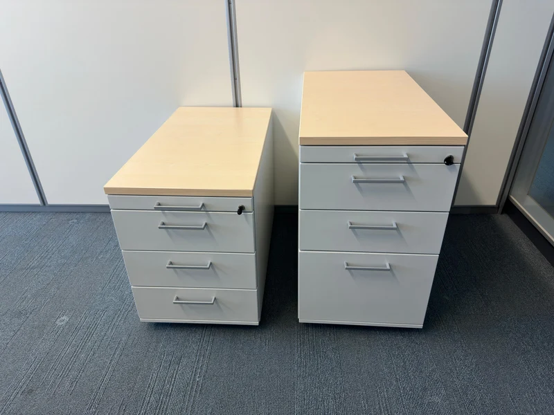 Coneon Standcontainer Grau / Ahorn