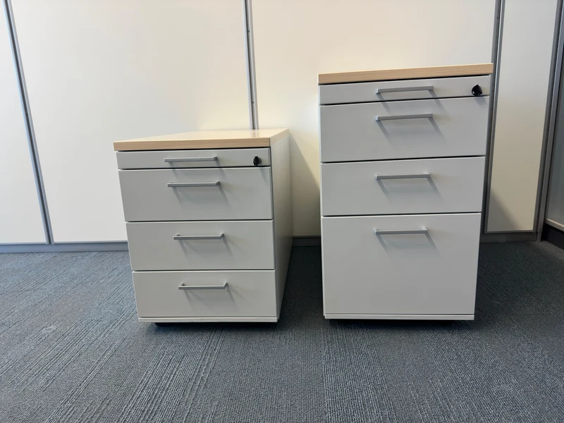 Coneon Standcontainer Grau / Ahorn