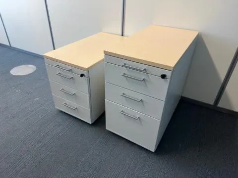 Coneon Standcontainer Grau / Ahorn