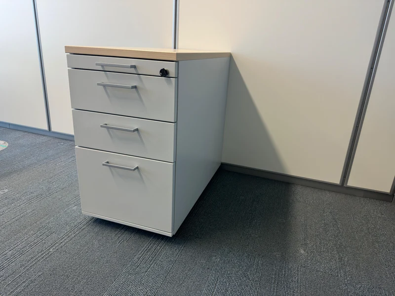 Coneon Standcontainer Grau / Ahorn