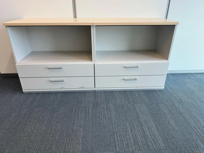 Coneon Sideboard Grau / Ahorn