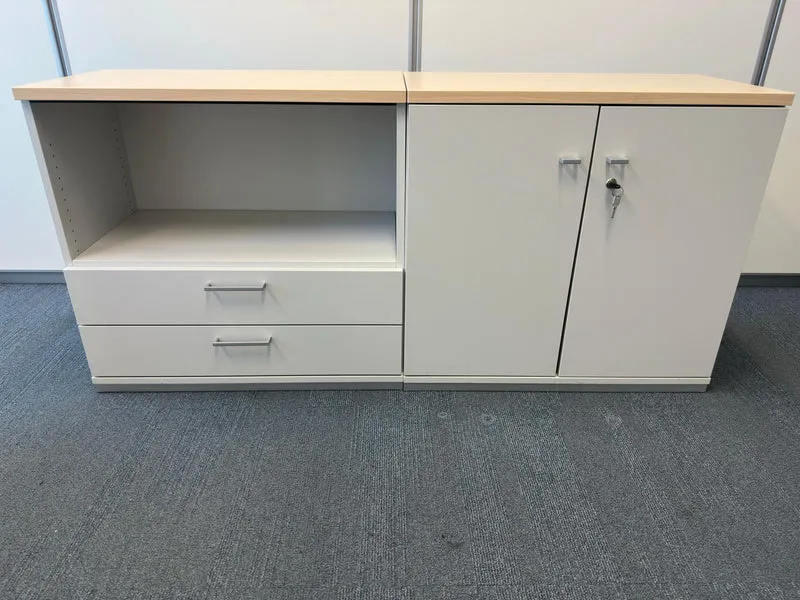 Coneon Sideboard Grau / Ahorn