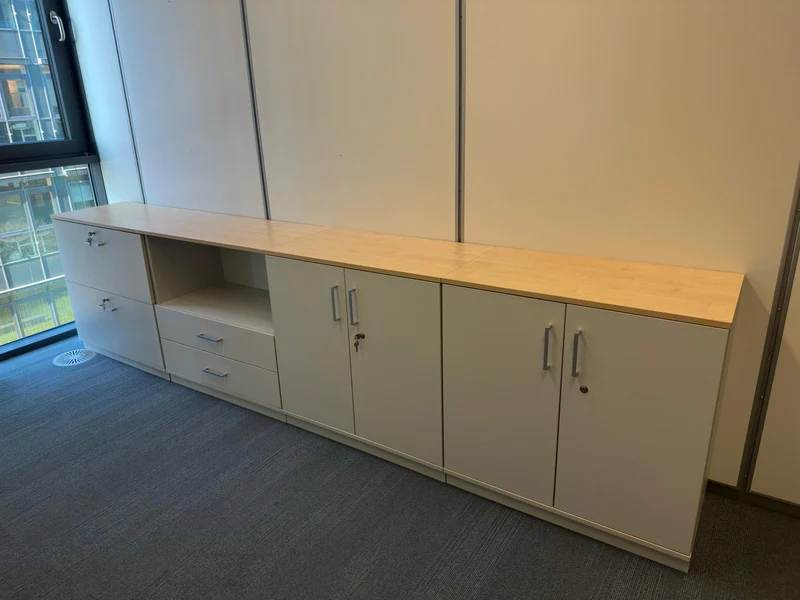 Coneon Sideboard Grau / Ahorn