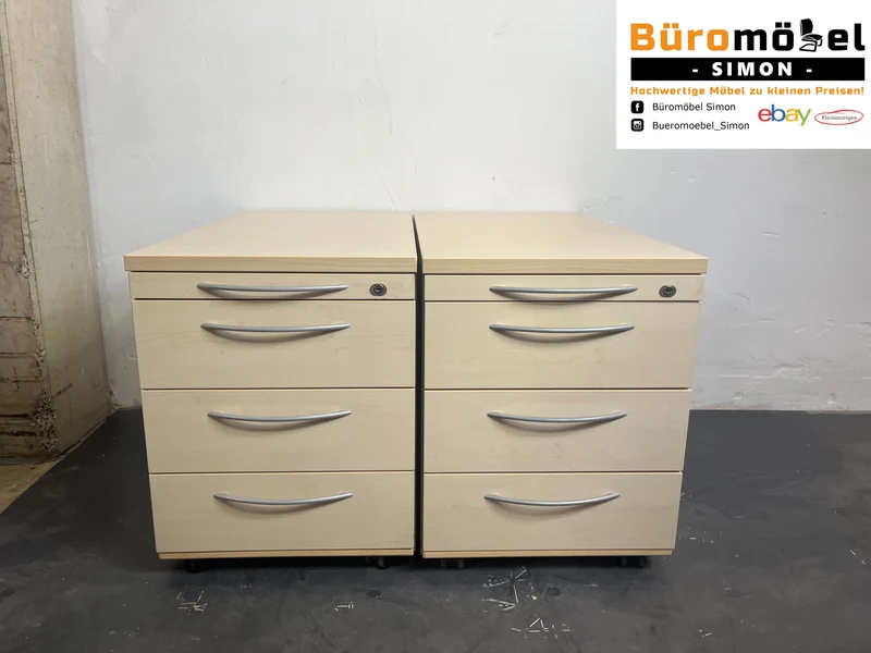 König & Neurath Rollcontainer Ahorn