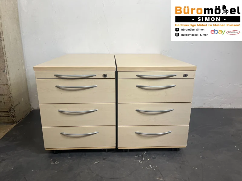 König & Neurath Rollcontainer Ahorn