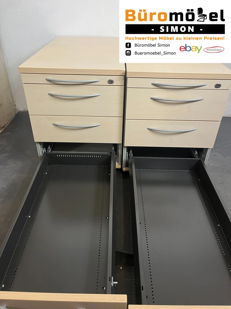 König & Neurath Rollcontainer Ahorn