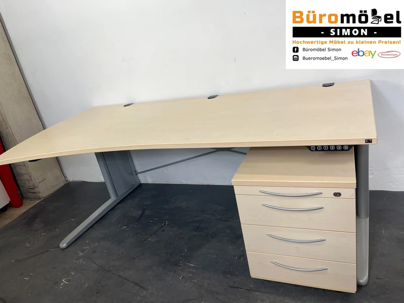 König & Neurath Rollcontainer Ahorn