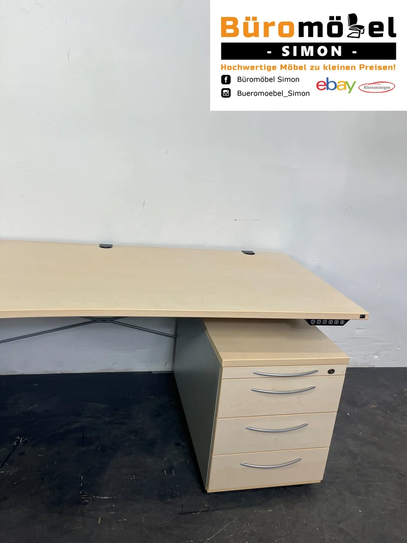 König & Neurath Rollcontainer Ahorn