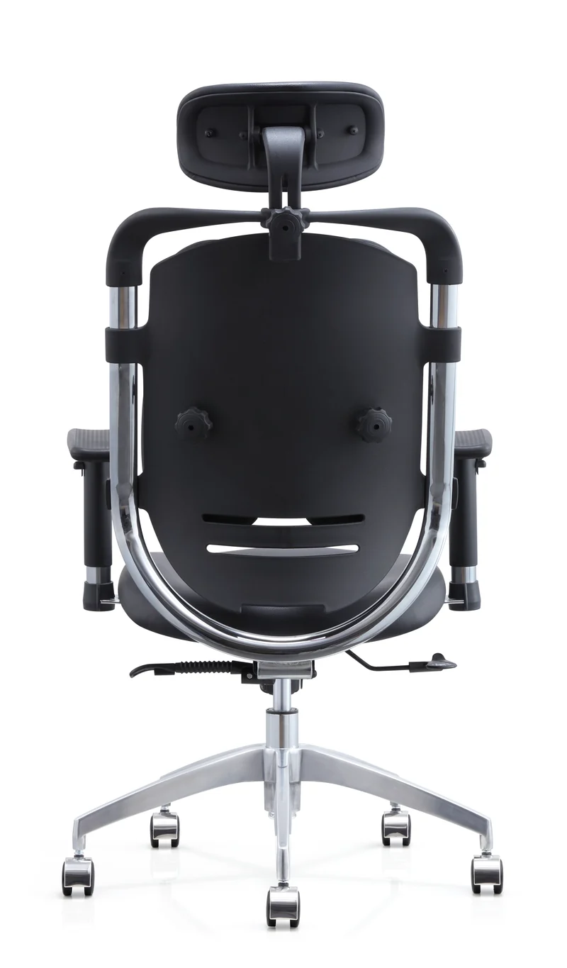 Protectwo Double Back Ergonomic Leather Office Chair -PT01L