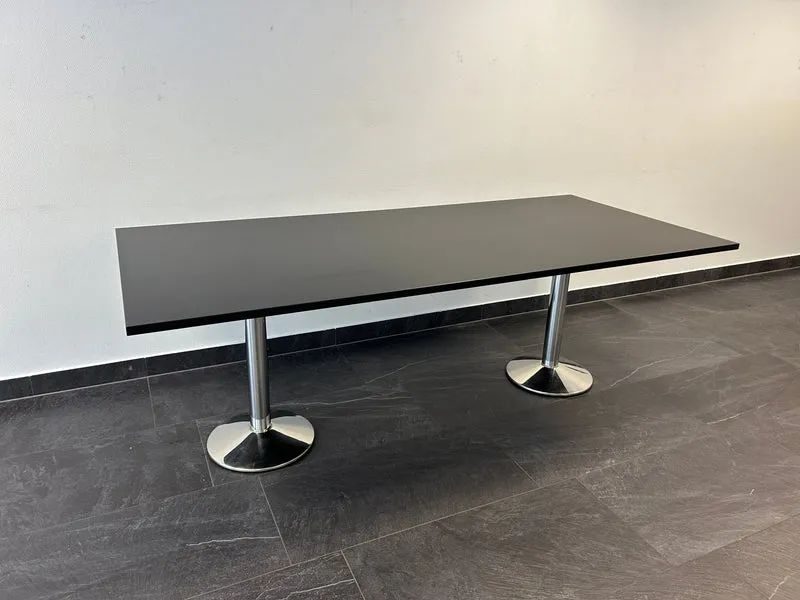 XXL Konferenztisch Schwarz