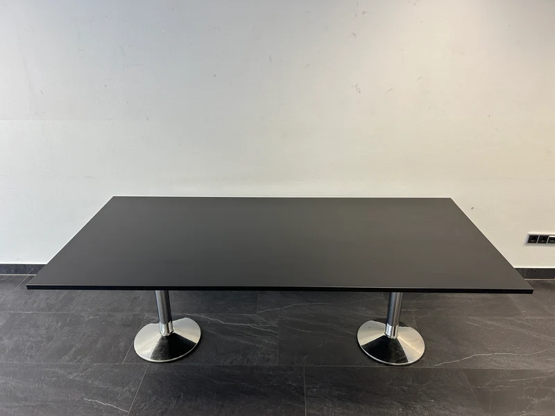 XXL Konferenztisch Schwarz