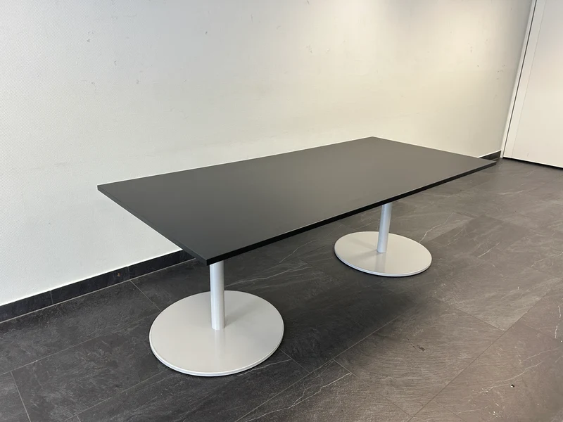 XXL Konferenztisch Schwarz