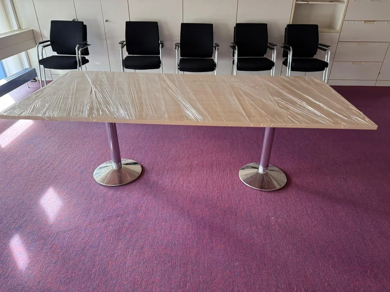 XXL Konferenztisch Ahorn