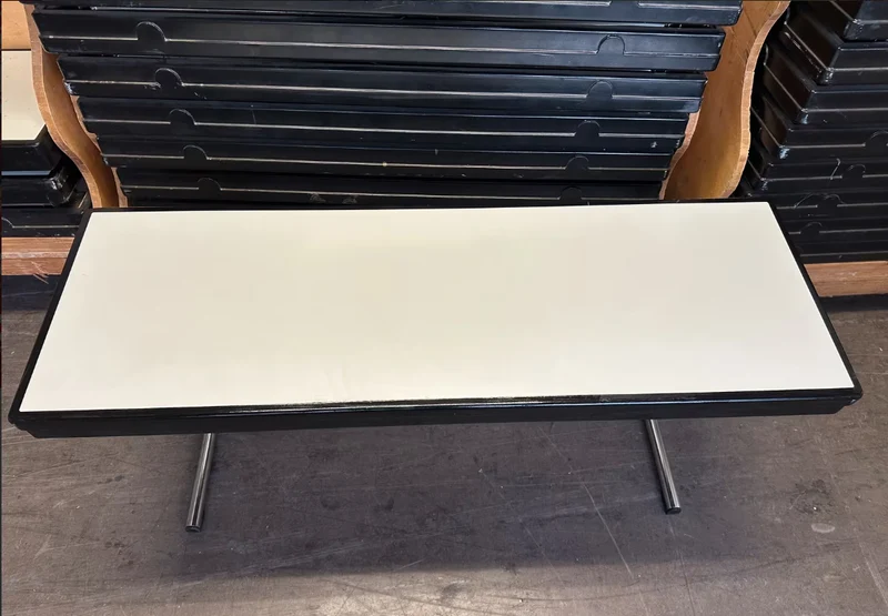 Klapptisch Weiß / Schwarz