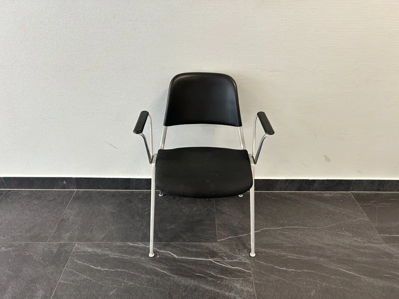 Konferenzstuhl Schwarz