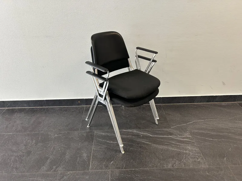 Konferenzstuhl Schwarz