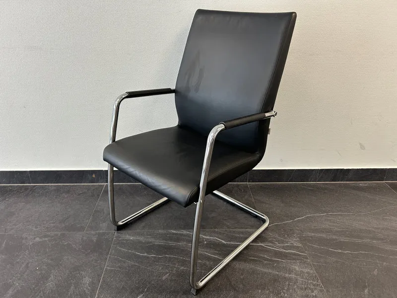 Profim Konferenzstuhl Leder Schwarz