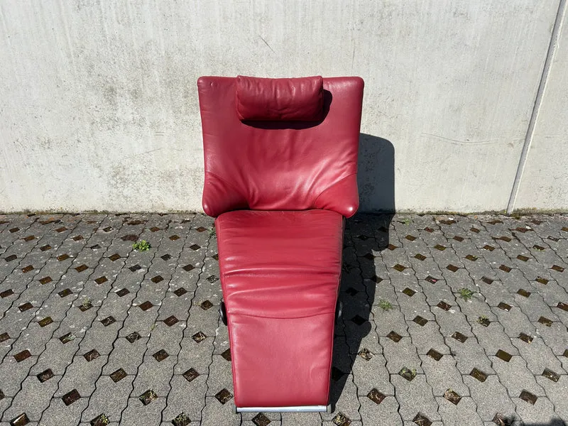 WK Wohnen Relaxsessel Solo 699 Leder Rot