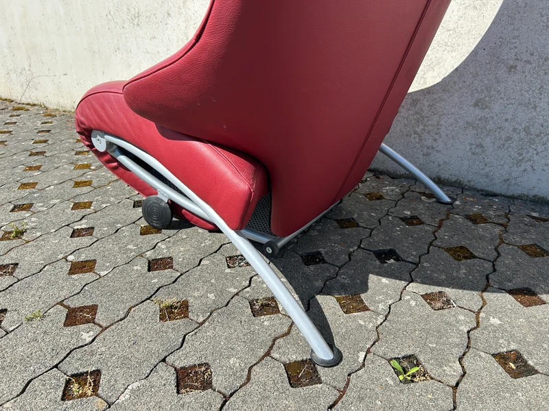 WK Wohnen Relaxsessel Solo 699 Leder Rot
