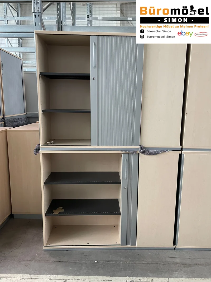 König Neurath Sideboard Ahorn Silber 3OH