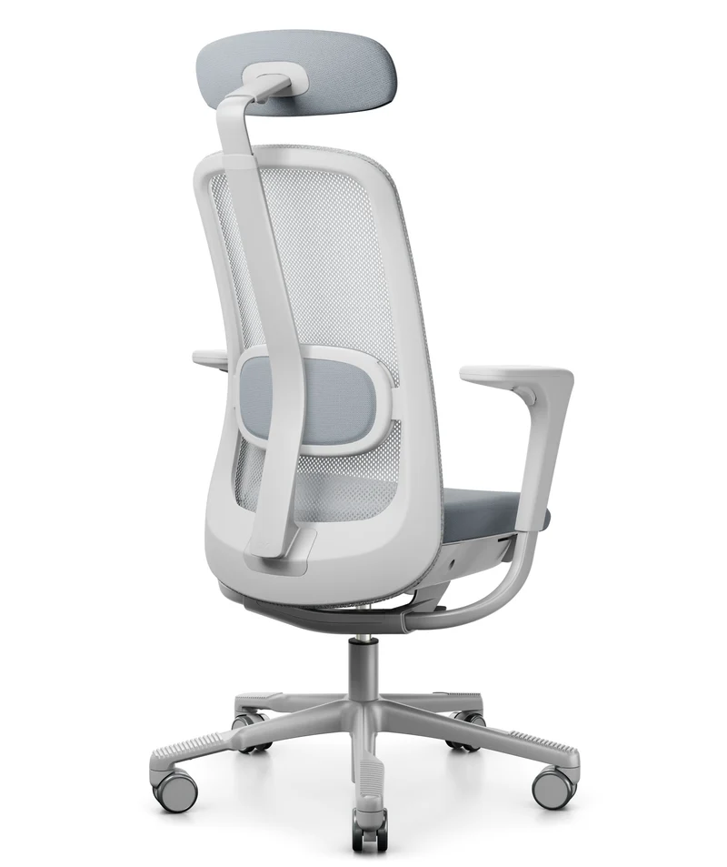 HÅG SoFi Mesh 7500 Ergonomic Office Chair with Headrest - Light Grey
