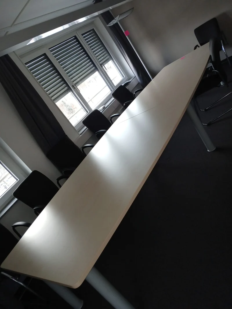 XXL Konferenztisch Ahorn