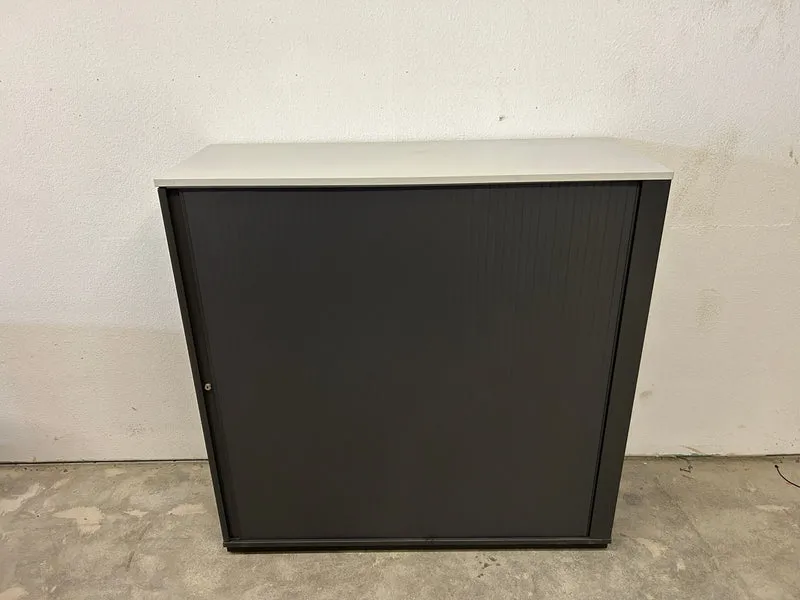 WINI Sideboard Anthrazit / Weiß 2&3 OH