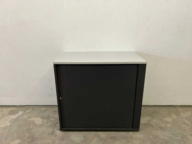 WINI Sideboard Anthrazit / Weiß 2&3 OH