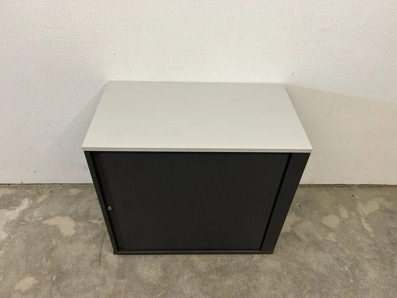 WINI Sideboard Anthrazit / Weiß 2&3 OH