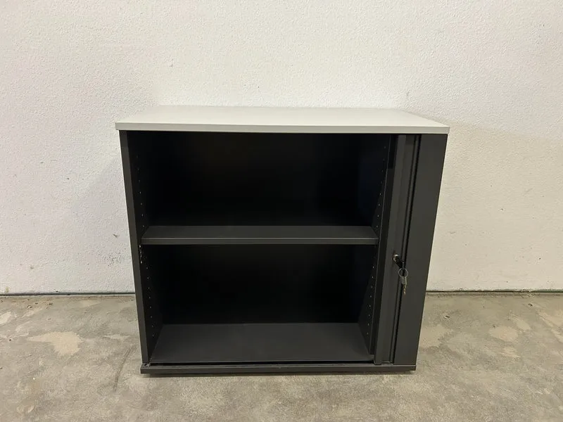 WINI Sideboard Anthrazit / Weiß 2&3 OH