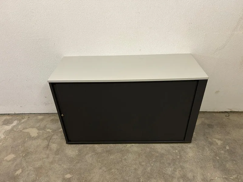 WINI Sideboard Anthrazit / Weiß 2&3 OH