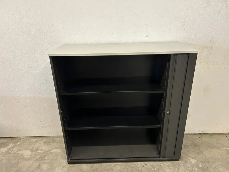 WINI Sideboard Anthrazit / Weiß 2&3 OH