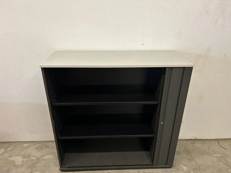 WINI Sideboard Anthrazit / Weiß 2&3 OH