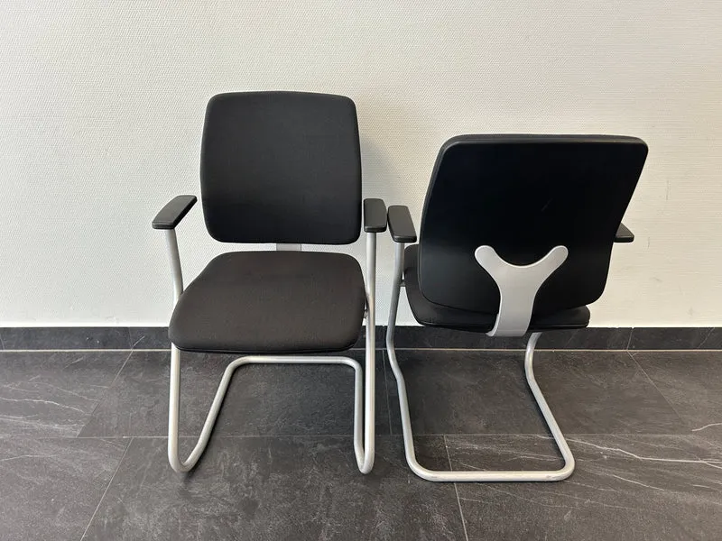 Sedus Early Bird Freischwinger Konferenzstuhl Schwarz