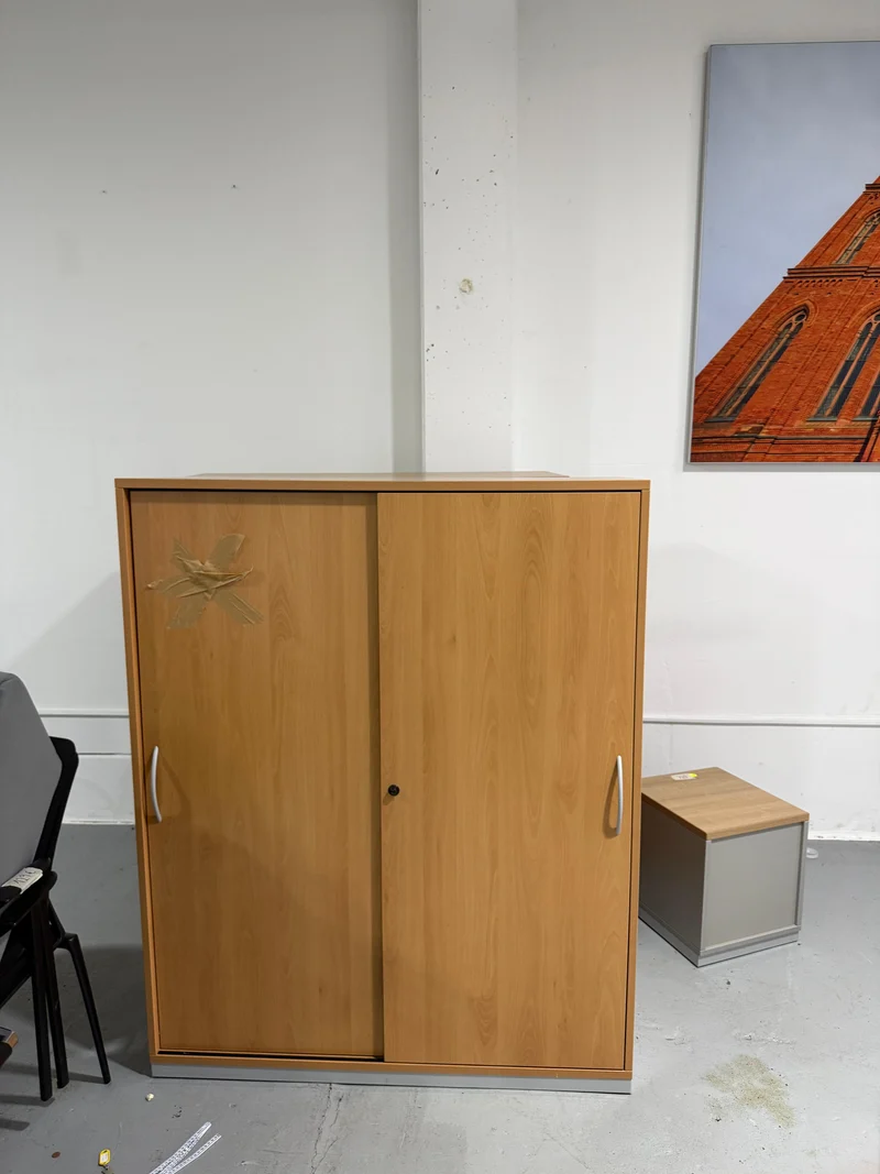 Steelcase Sideboard Buche 4 OH