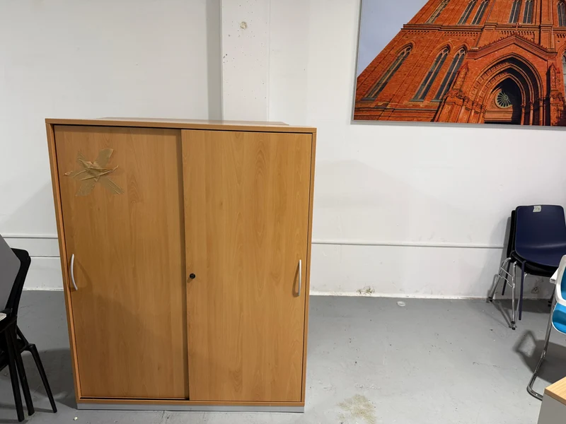 Steelcase Sideboard Buche 4 OH